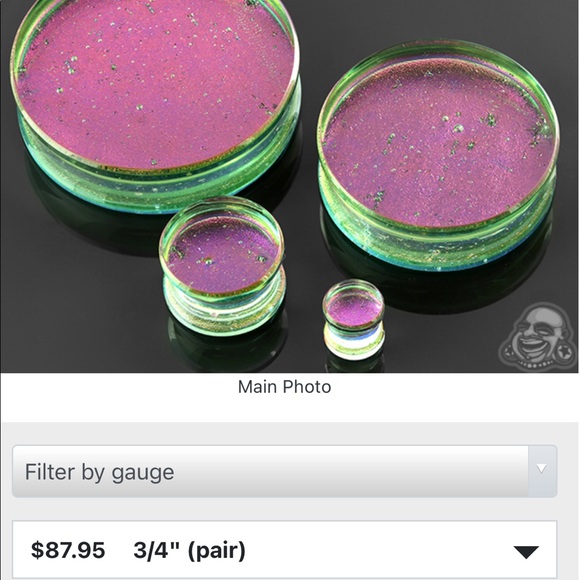 Gorilla Glass dichroic plugs - Picture 2 of 11